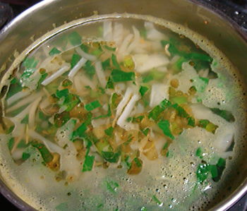 ドッグ☆野菜スープ・調理