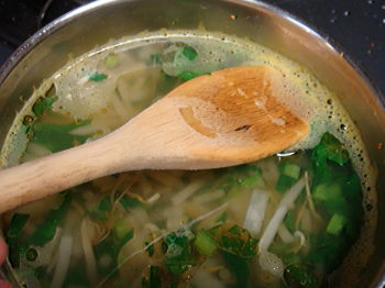 ドッグ☆野菜スープ・調理２